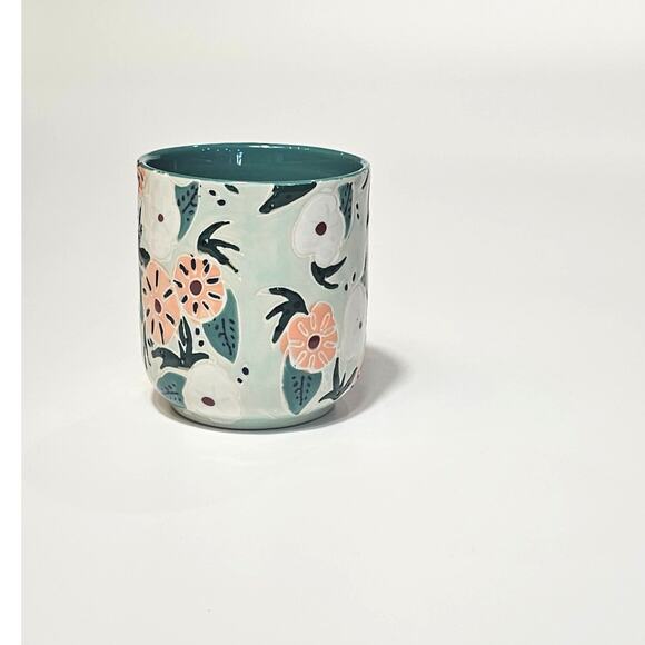 Anthropologie Mathilde Floral Coffee Tea Mug - Picture 4 of 8